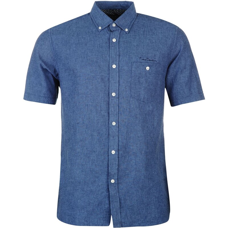 Pierre Cardin Košile Short Sleeve - modrá