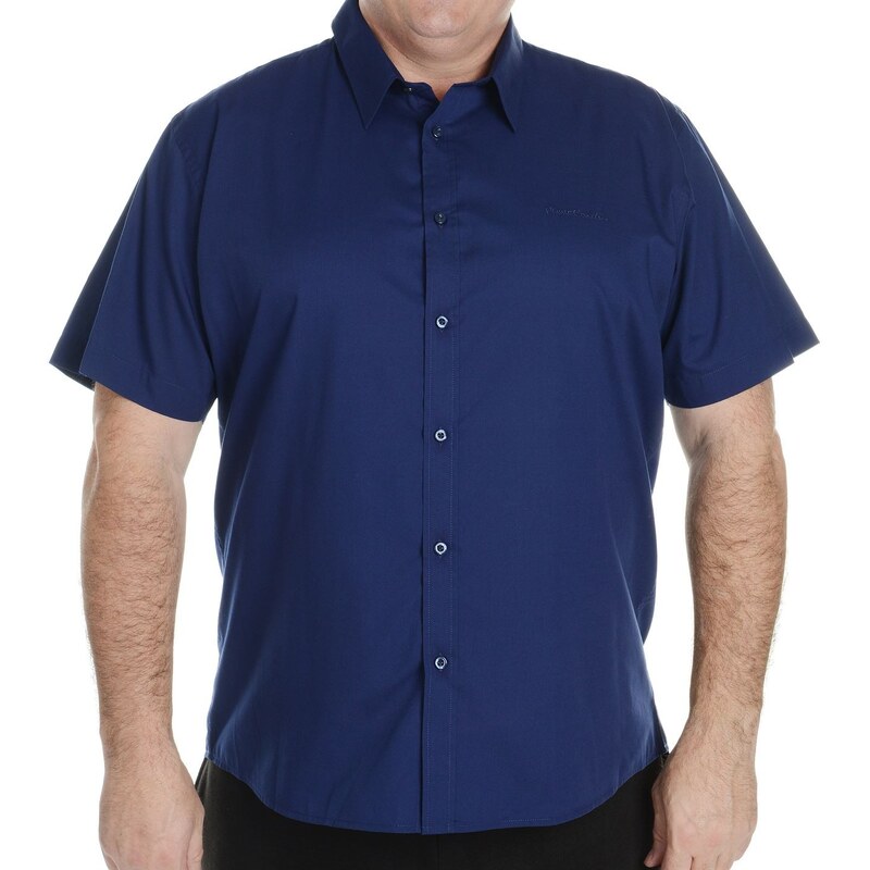 Pierre Cardin Košile Short Sleeve Shirt - námořnická modrá