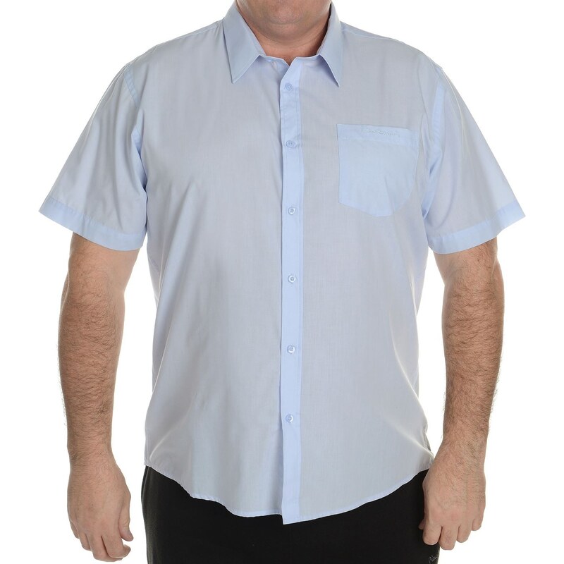 Pierre Cardin Košile Short Sleeve Shirt - modrá