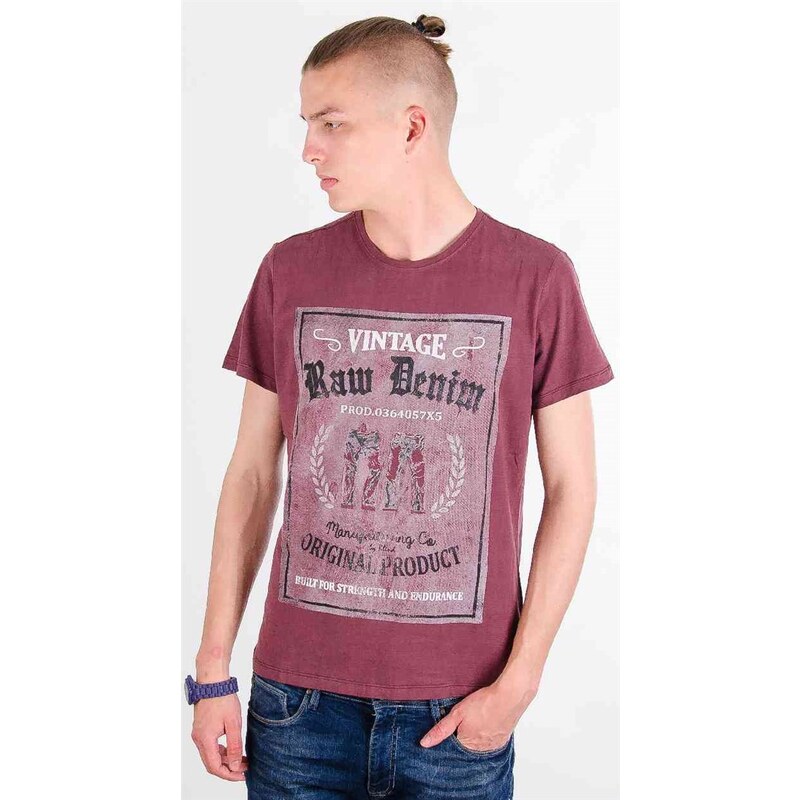 triko BLEND - T-shirt Plum red 73816 (73816)