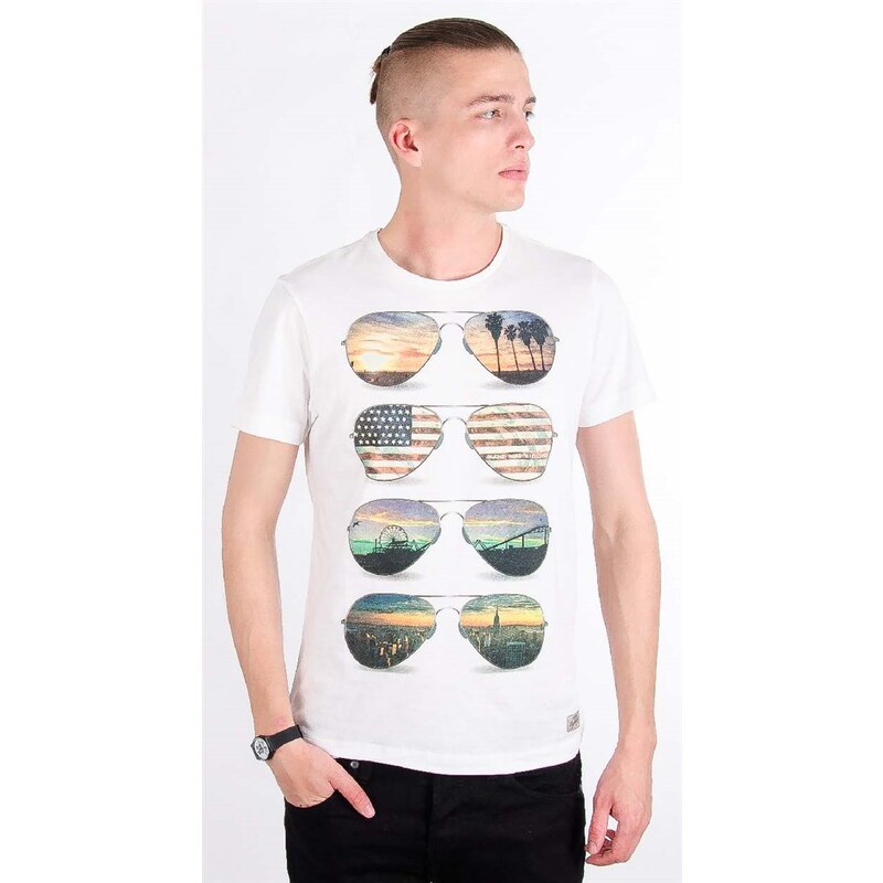 triko BLEND - T-shirt Offwhite 70005 (70005)
