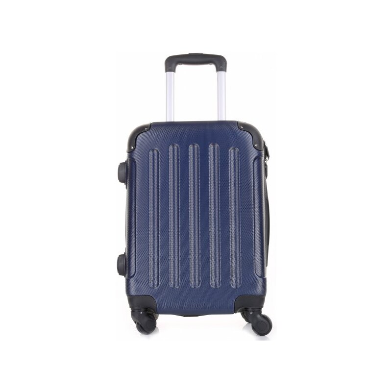 Palubní kufřík italské firmy Or&Mi 4 kolečka Tmavě modrá