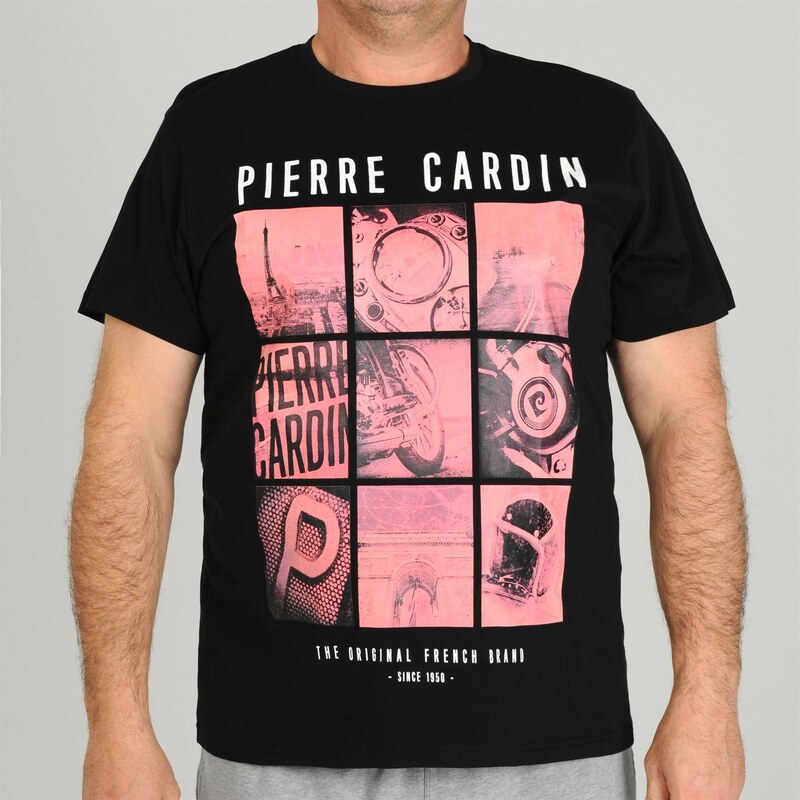 Pierre Cardin Tričko Photo T Shirt - černé