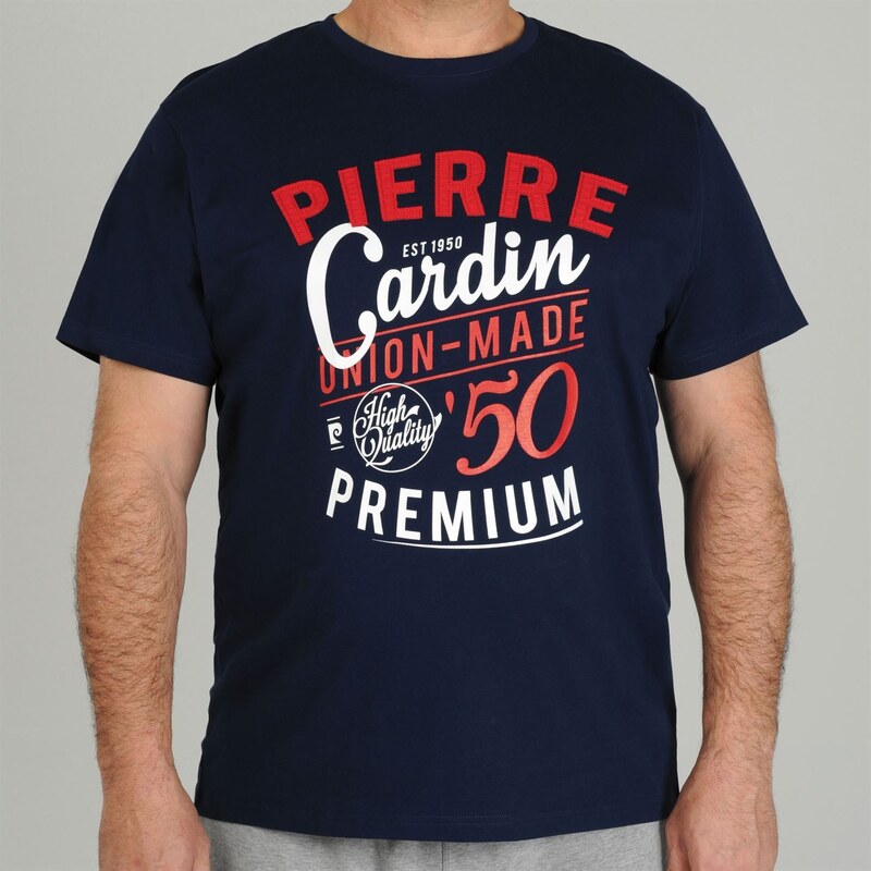 Pierre Cardin Tričko Applique - námořnická modrá