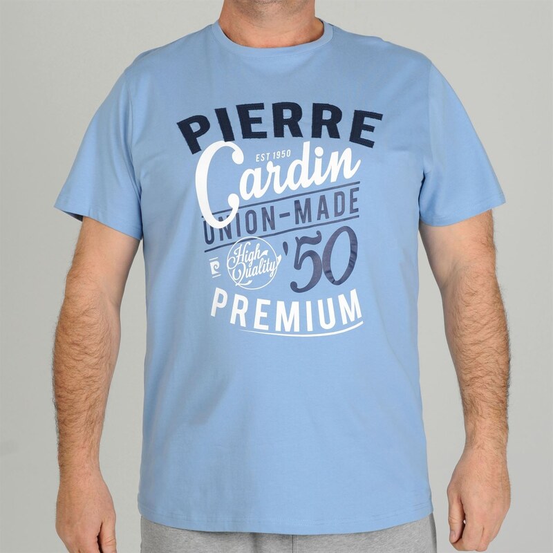 Pierre Cardin Tričko Applique - modrá
