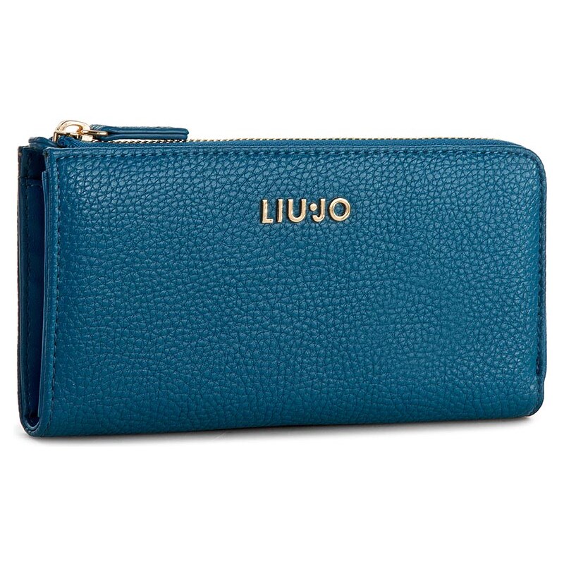Velká dámská peněženka LIU JO - Portafoglio C/Zip In Tes A66100 E0086 Tanger Blue 94241