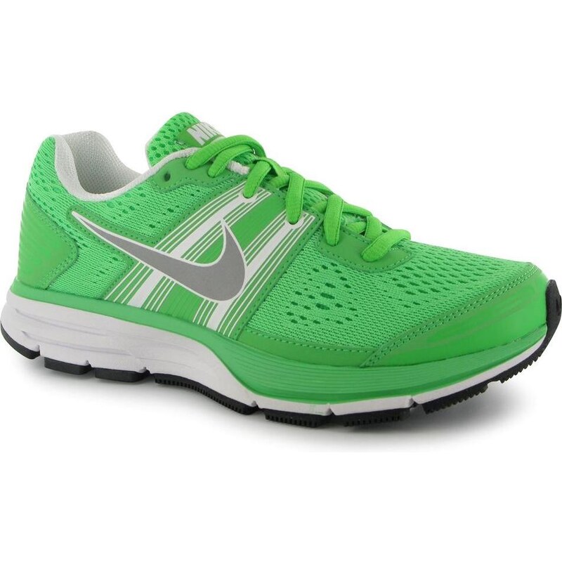 Nike Air Pegasus Plus 29 Ladies Running Shoes Green/Silv/Wht 4