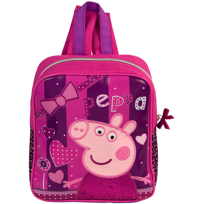 Azzar dětský batůžek Peppa Pig fuchsiový polyester 25 x 24 x 10 cm