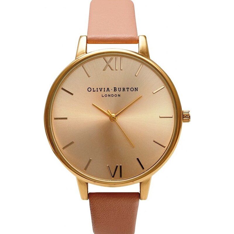OLIVIA BURTON BIG DIAL DUSTY PINK AND GOLD