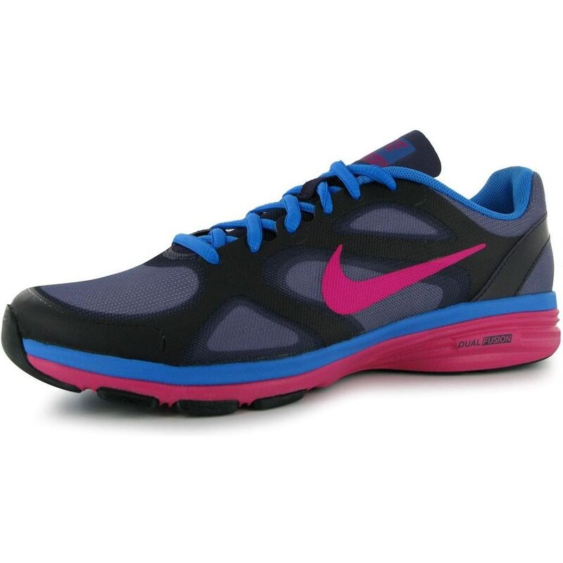 Nike Dual Fusion TR Ladies Training Shoes Purple/Pink/Blu 7