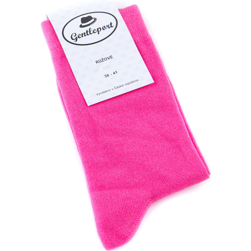 Barevné ponožky Gentleport - růžové