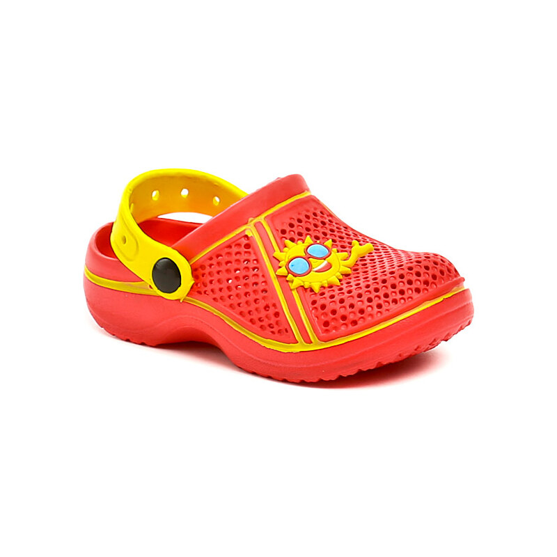 Dětská obuv Magnus 49-0012-S1 červené nazouváky