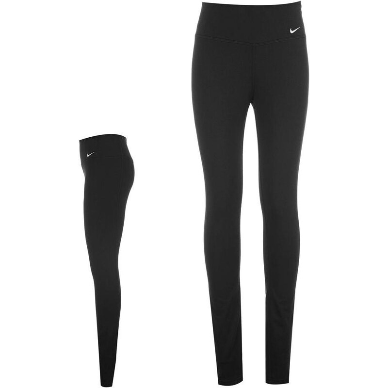 Nike Tight Cotton Pants Ladies Black/White 8