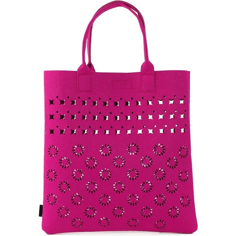 Art of Polo Módní filcový shopper bag růžový