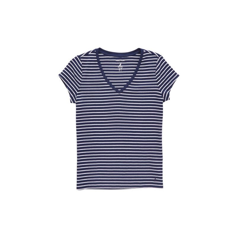 NAUTICA Nautica dámské tričko V Neck Striped