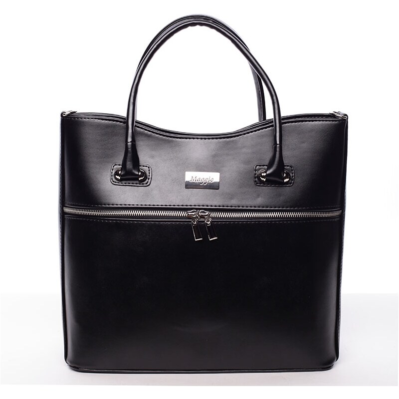 Maggio Dámská luxusní kabelka přes rameno Amanda, matná černá