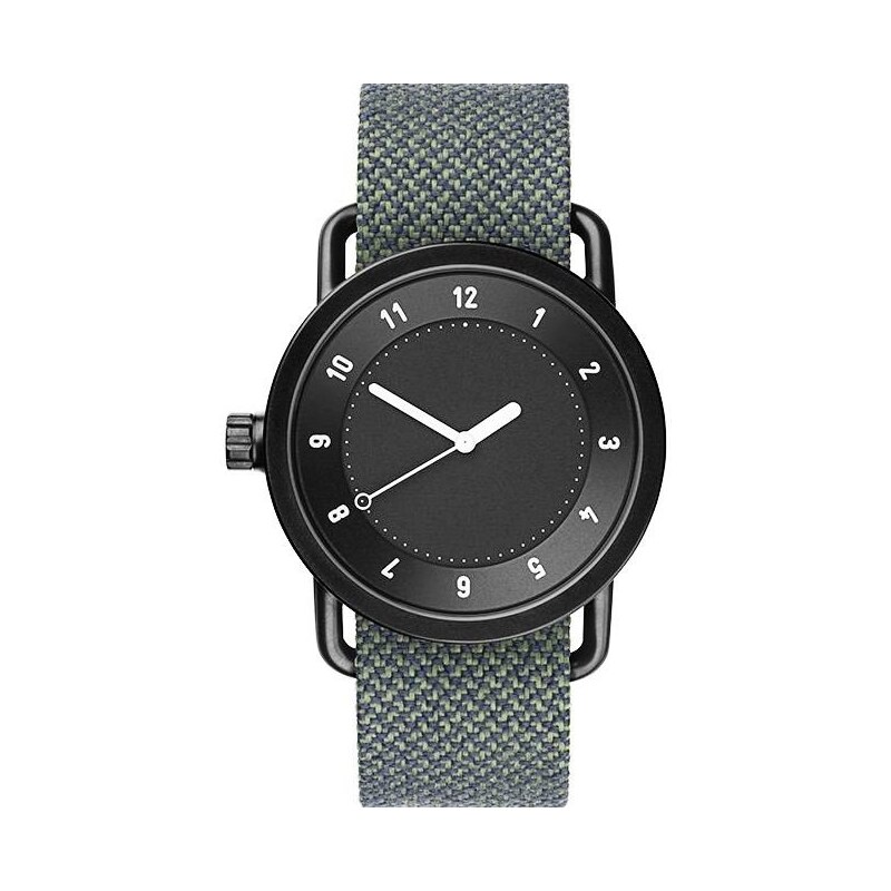 TID Watches No.1 Black / Pine Twain Wristband