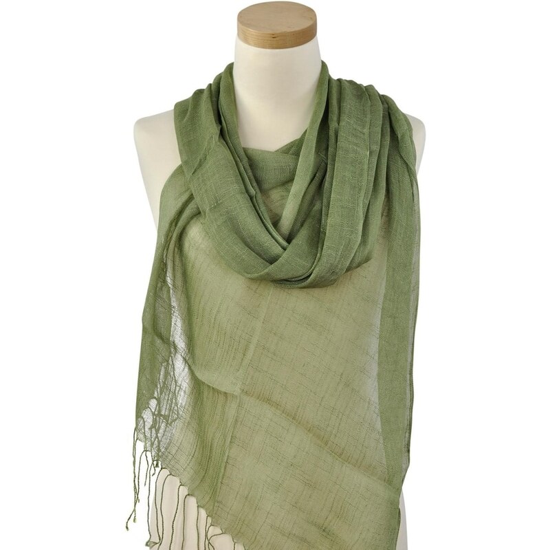 Art of Polo Lehký šátek na léto zelený