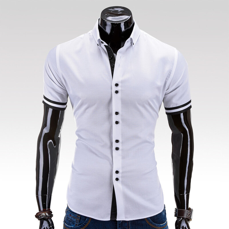 Ombre Clothing Pánská košile Reijo bílá