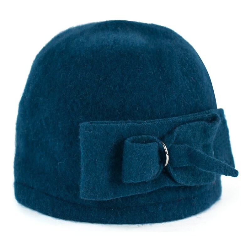 Art of Polo Dámský vlněný klobouček s mašlí modrý