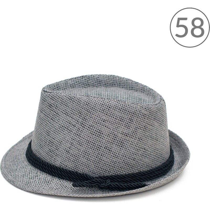 Art of Polo Trilby klobouk se šňůrkou šedý