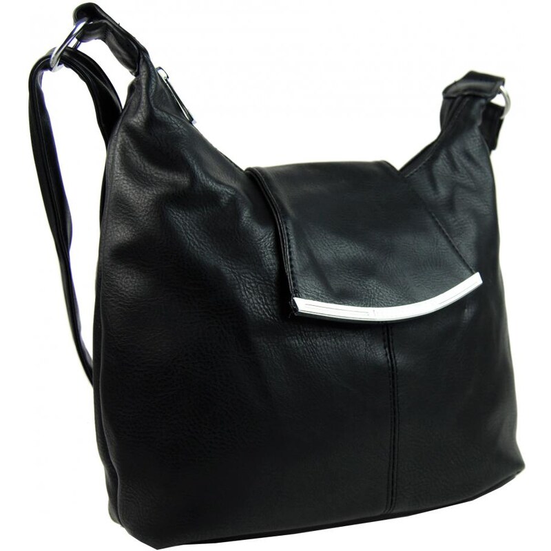 Sun-bags Elegantní crossbody kabelka se sponou H0376 černá