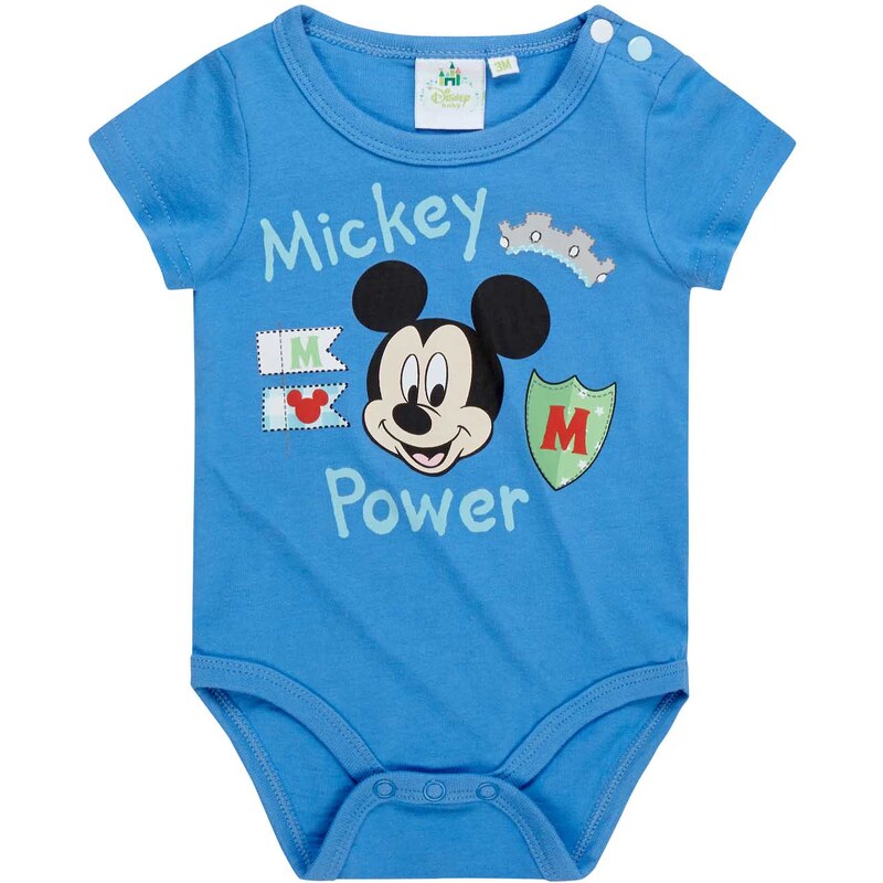 Disney Chlapecké body Mickey Mouse - modré