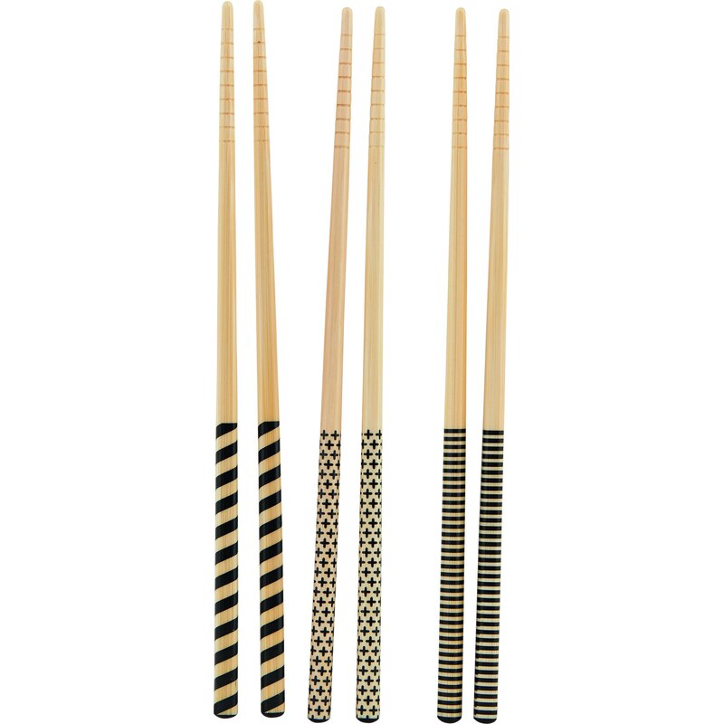 House Doctor Bambusové hůlky 3D - set 6 párů
