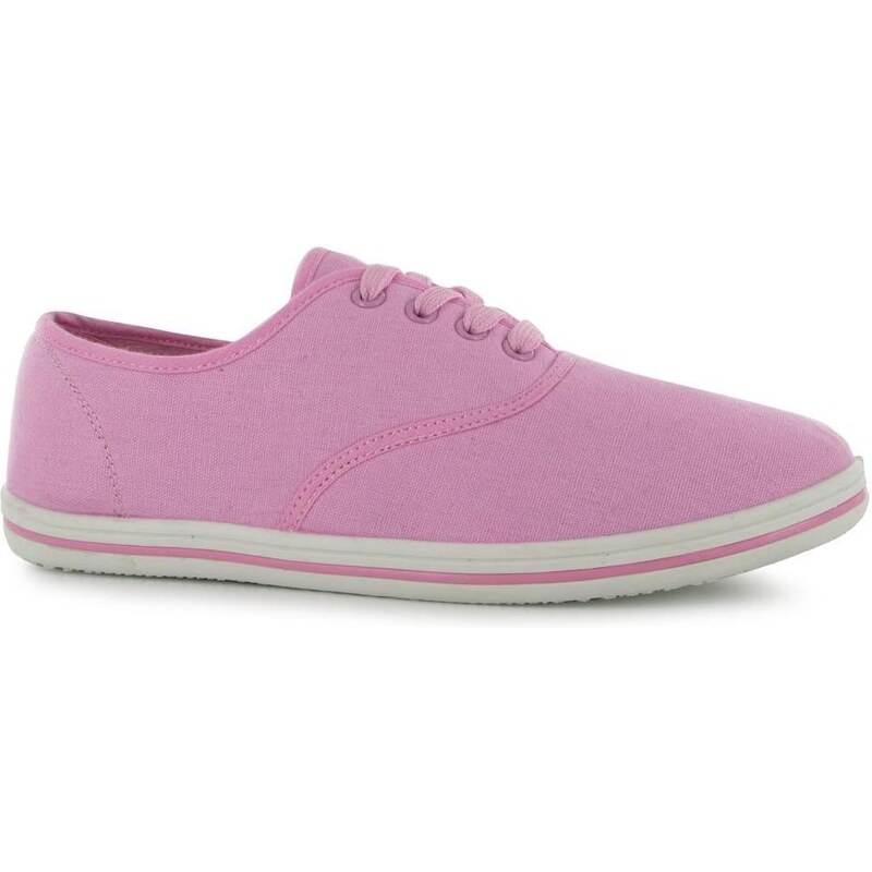 Slazenger Ladies Canvas Shoes Pink 4