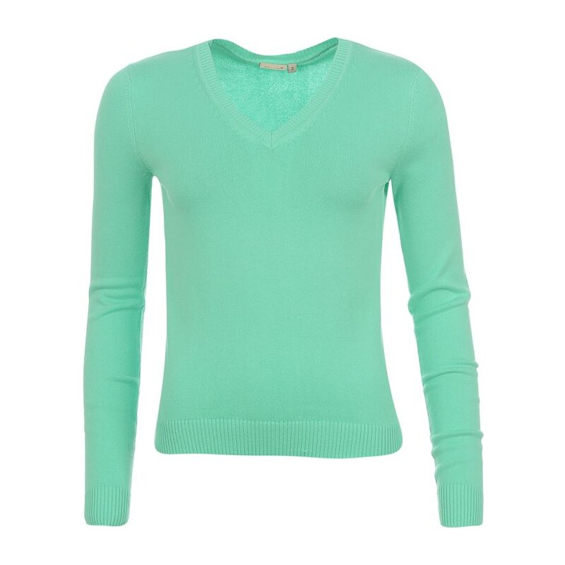 Hanes Pull Over V Neck Top Ladies Green 10 (S)