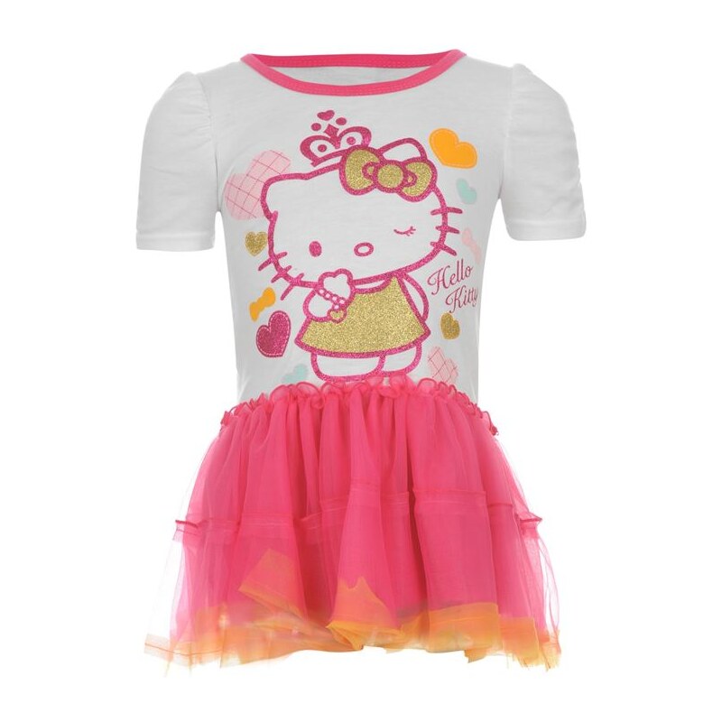 Hello Kitty Dress Infant Girls White 2-3 Yrs