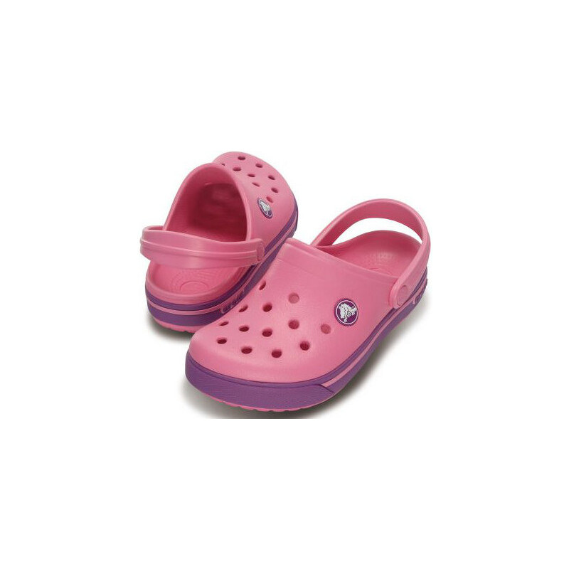 Crocs Dětské pantofle Crocband II.5 Clog Kids Pink Lemonade/Dahlia 12837-68i