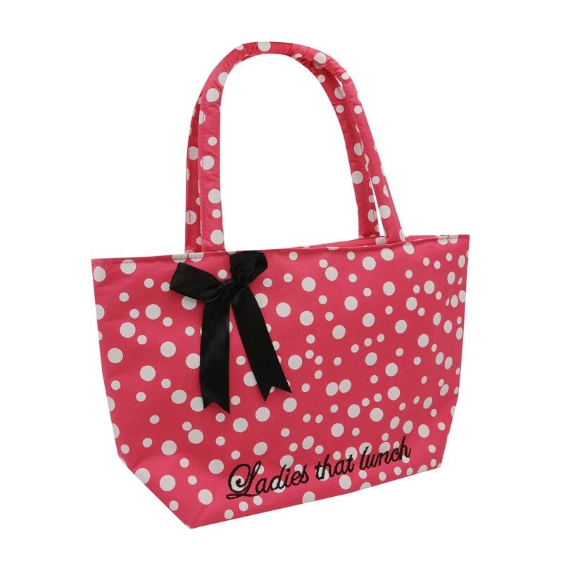 Golddigga Lunch Bag Ladies Pink Spot N