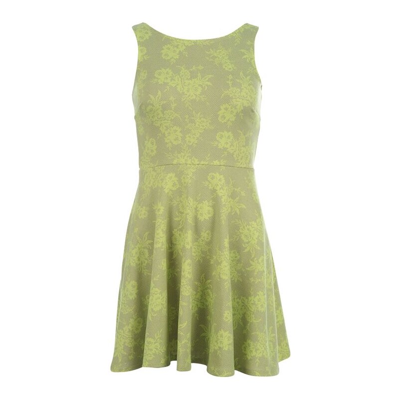 Golddigga Lace Dress Ladies Lime 8 (XS)