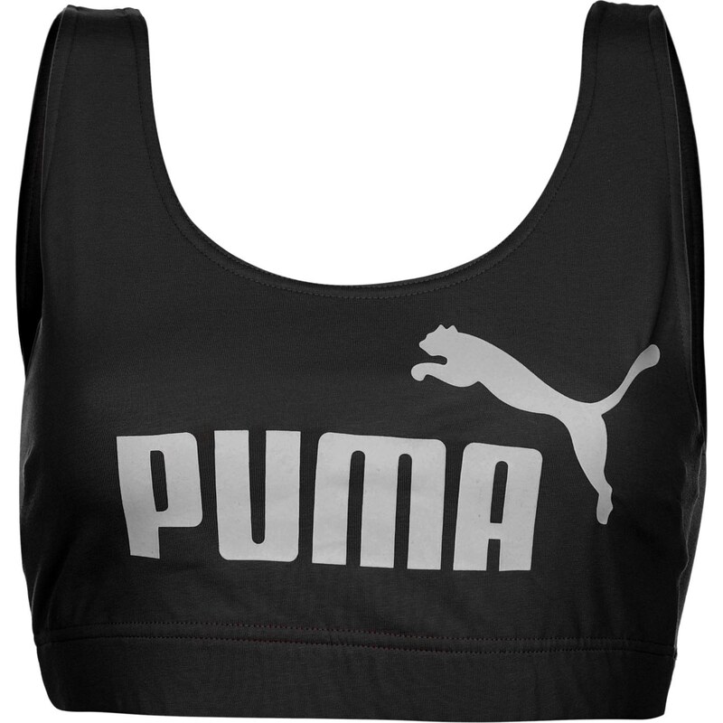 Puma Essential Crop Top dámské Black/White