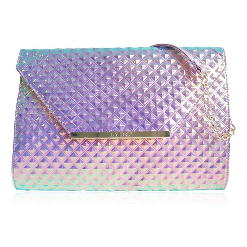Kabelka LYDC London Holographic Texture (Chain Strap)