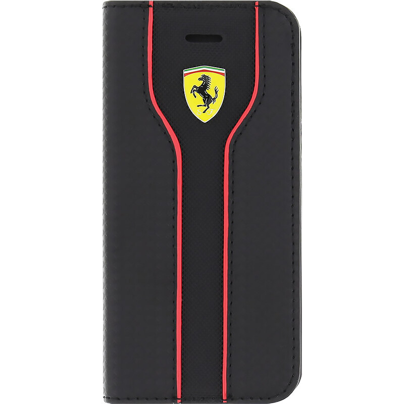 Pouzdro / kryt pro Apple iPhone 5 / 5S / SE - Ferrari, Racing Book Black