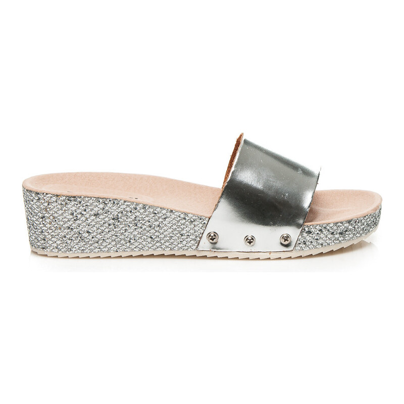 L. DAY Elegantní sandále na platformě s mohutným páskem