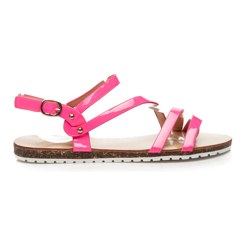BESTELLE Perfektní dámské růžové sandály