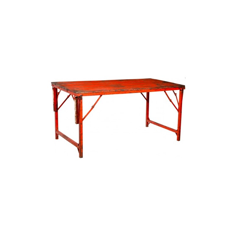 Industrial style, Rustikální stůl 2v1 75 x154 x77 cm (1156)