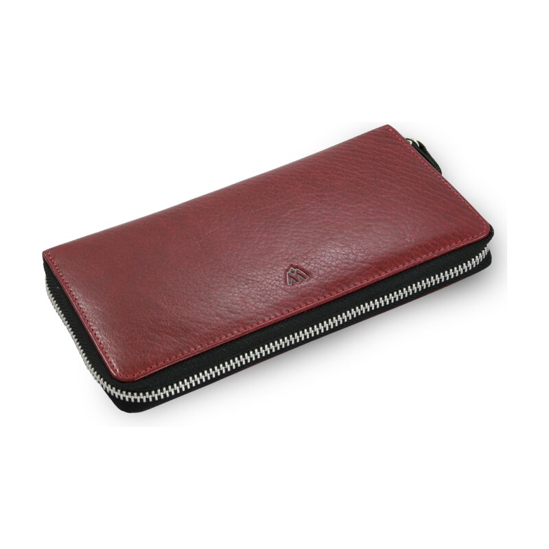Dámská peněženka v červeno-černé barvě