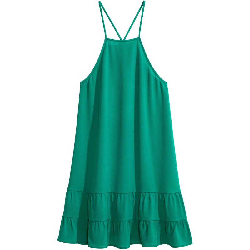 H&M Krepové šaty s volány