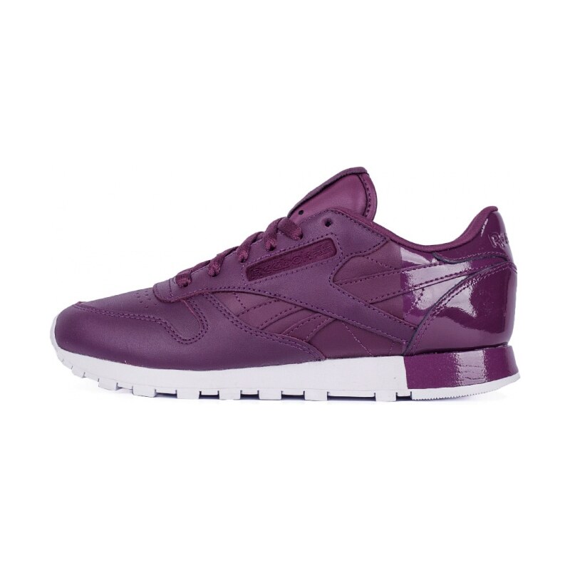 Sneakers - tenisky Reebok Classic Leather Matte Shine Pack maroon/white/coral