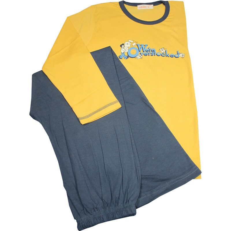 C-Lemon Trey chlapecké pyžamo 7-8 let žlutá