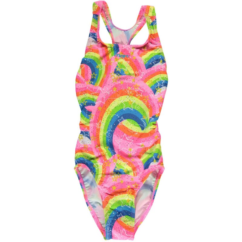 Maru Sparkle Racer Back Swim Suit dětské Girls Pink