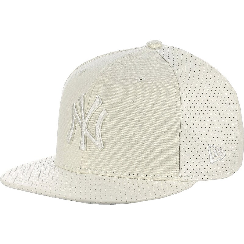 kšiltovka New Era 9FI Tonal Perf Vize MLB New York Yankees - White/White