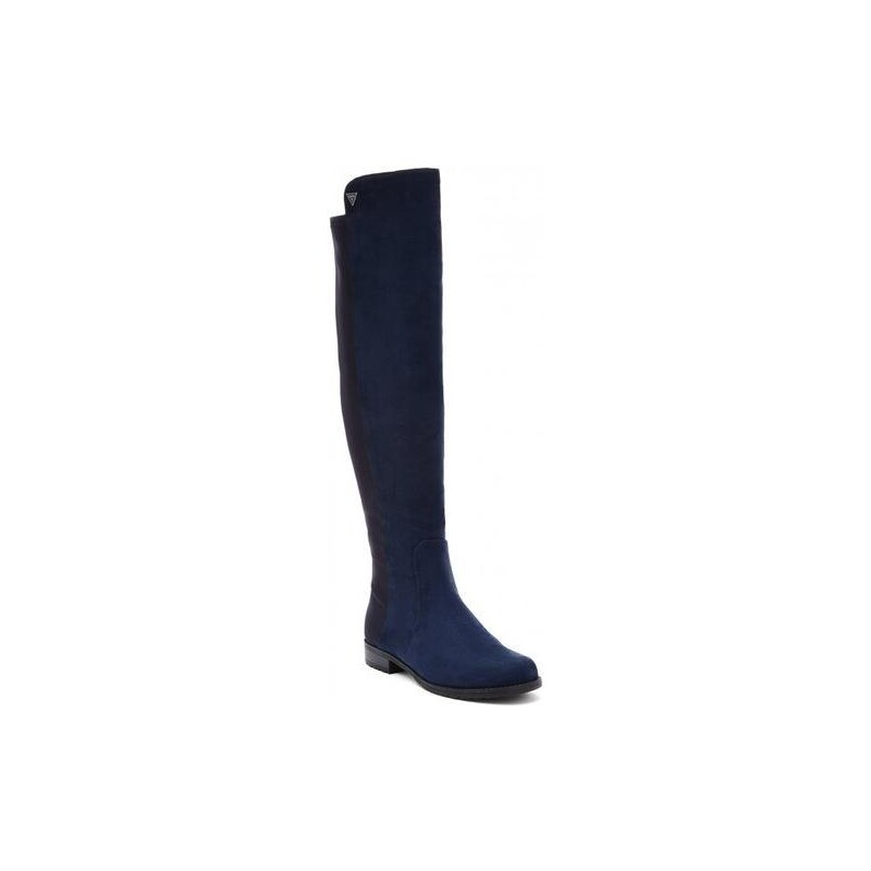 Guess Dámské boty CHIMARA STRETCH BOOT - barva modrá vícebarevné fabric