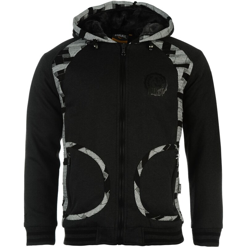 mikina Everlast Premier Zip Through Hoody pánská Black Marl