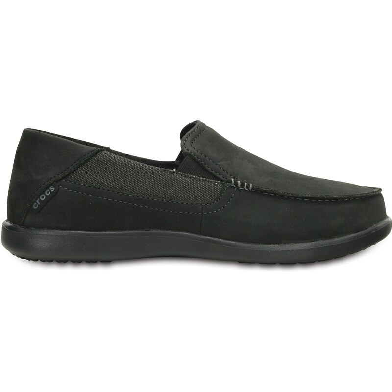 Crocs Loafer Men Black / Black Santa Cruz 2 Luxe Leather