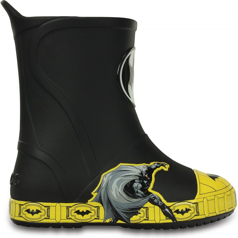 Crocs Boot Unisex Black Crocs Bump It Batman Rain